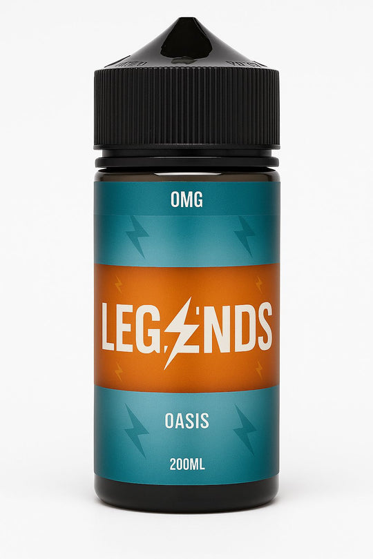 Buy Legends 200mL Oasis E-Liquid Vape Juice Shortfill online UK fast delivery VaperzHub