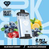 Crystal Galaxy Focus 2 30k Vape Kit Blue Razz Cherry / Blue Razz Lemonade (Box of 5) disposable vape UK