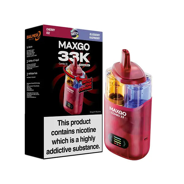 RELX MAXGO Combo 33K Prefilled Vape Kit (Box of 3)