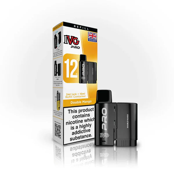 IVG Pro 12 Prefilled Pods, IVG Pro 12 Pods Box of 5, IVG Pro 12 Prefilled Pods Wholesale UK, IVG Pro 12 Flavours, IVG Pro 12 Refill Pods, IVG Pro 12 Compatible Devices, IVG Pro 12 Nicotine Strength