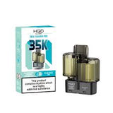 Box of 5 HQD Glow Air 35K Prefilled Pod Refills For HQD Glow Air 70,000 Vapes TPD compliant vape pod