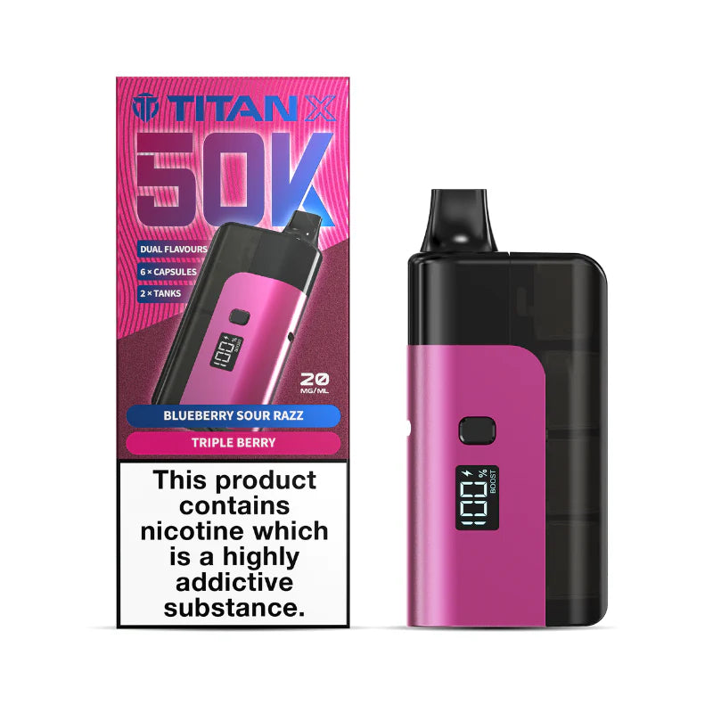 Titan X 50K Prefilled Pod Kit (Box of 5)