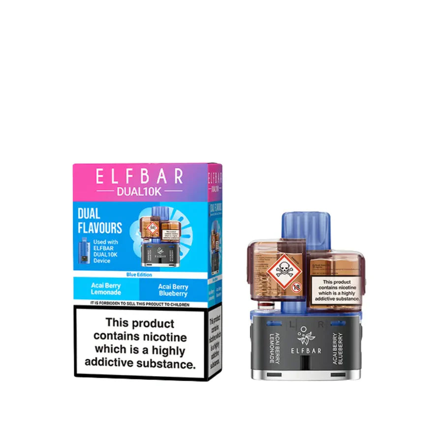 Elf Bar Dual 10k 4-in-1 Ultra 50 Refill Pods (box of 5)