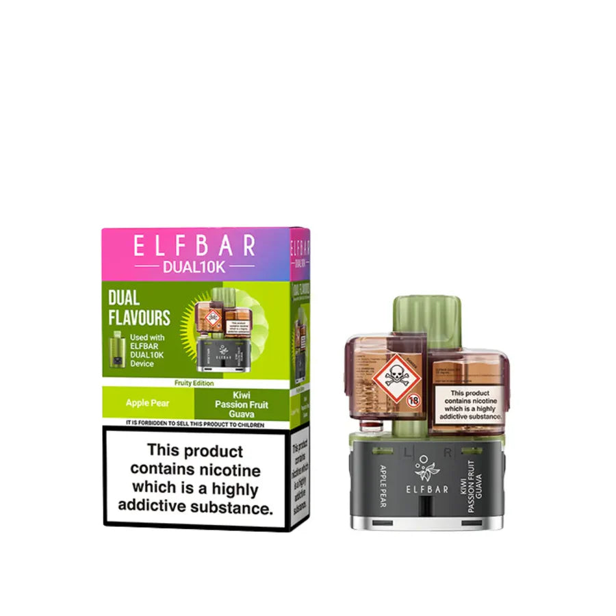 Elf Bar Dual 10k 4-in-1 Ultra 50 Refill Pods (box of 5)