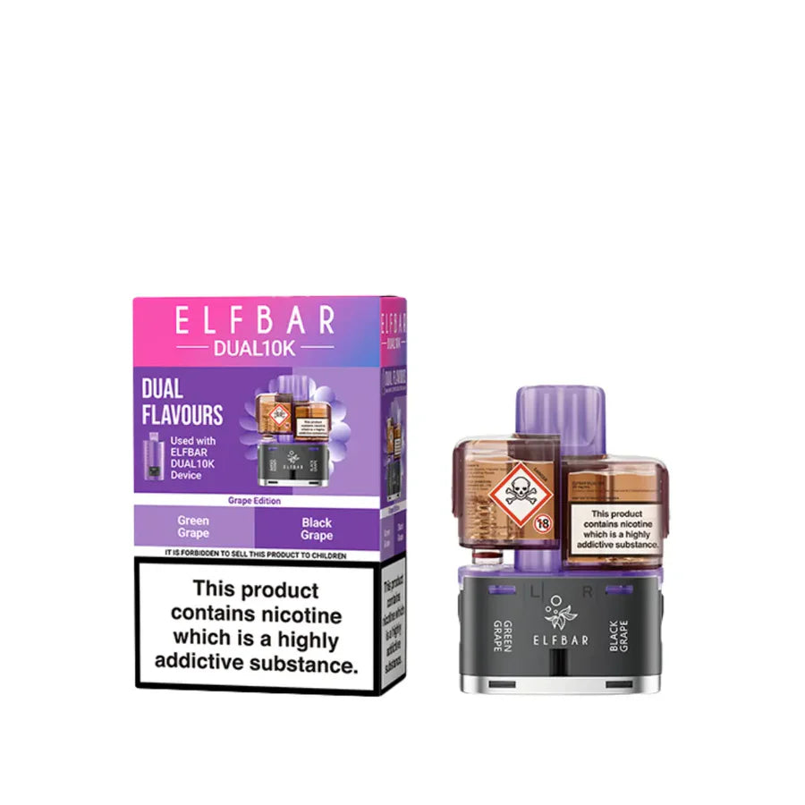 Elf Bar Dual 10k 4-in-1 Ultra 50 Refill Pods (box of 5)