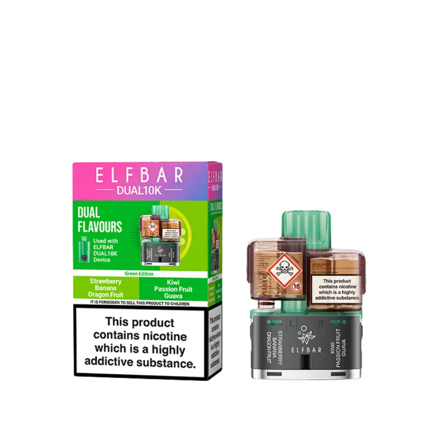 Elf Bar Dual 10k 4-in-1 Ultra 50 Refill Pods (box of 5)