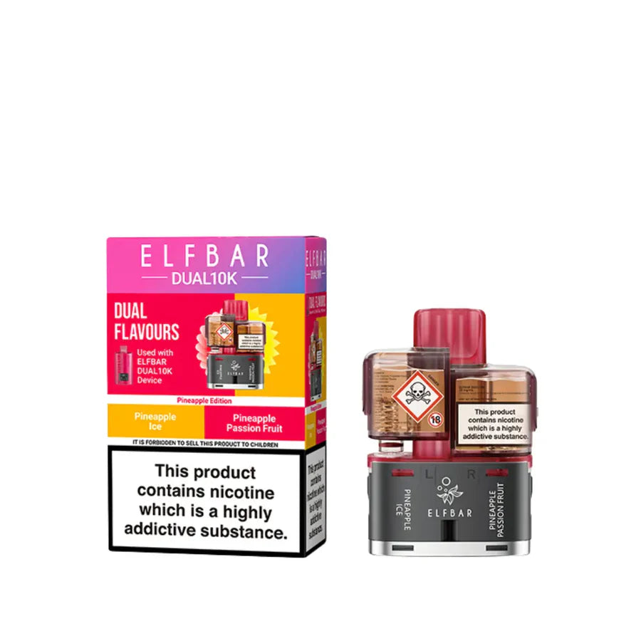 Elf Bar Dual 10k 4-in-1 Ultra 50 Refill Pods (box of 5)