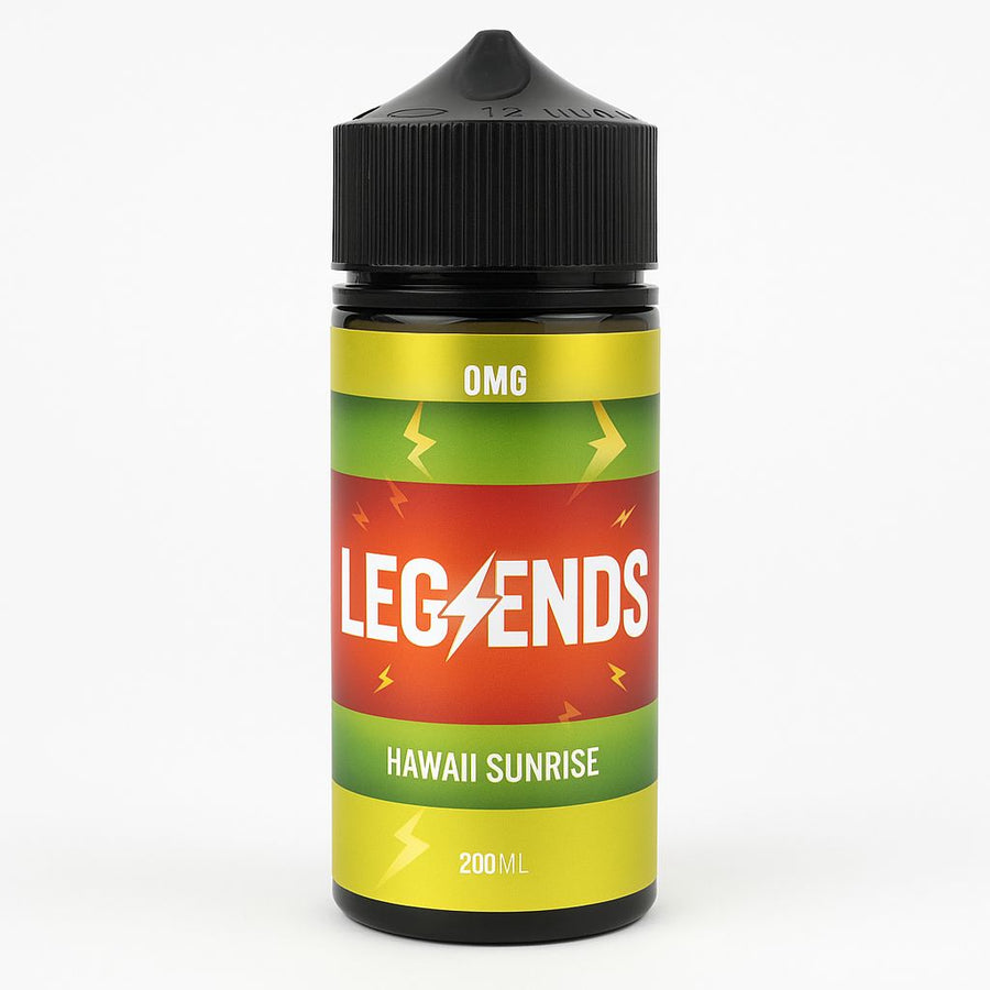 Legends 200mL Hawaii Sunrise E-Liquid Vape Juice Shortfill e-liquid UK - VaperzHub