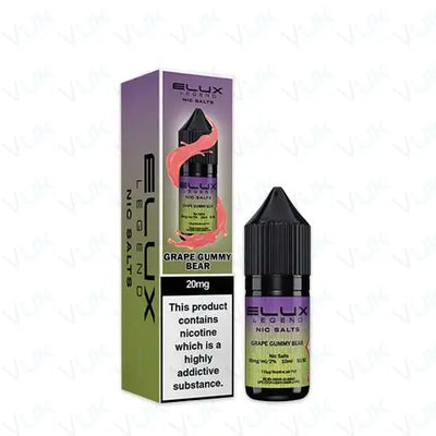 Elux Legend Nic Salt-Grape Gummy Bear(box of 10) e-liquid UK - VaperzHub