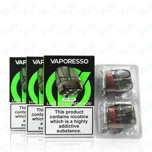 Vaporesso LUXE X Replacement Pods 5ml Pack of 2 pod kit UK - VaperzHub