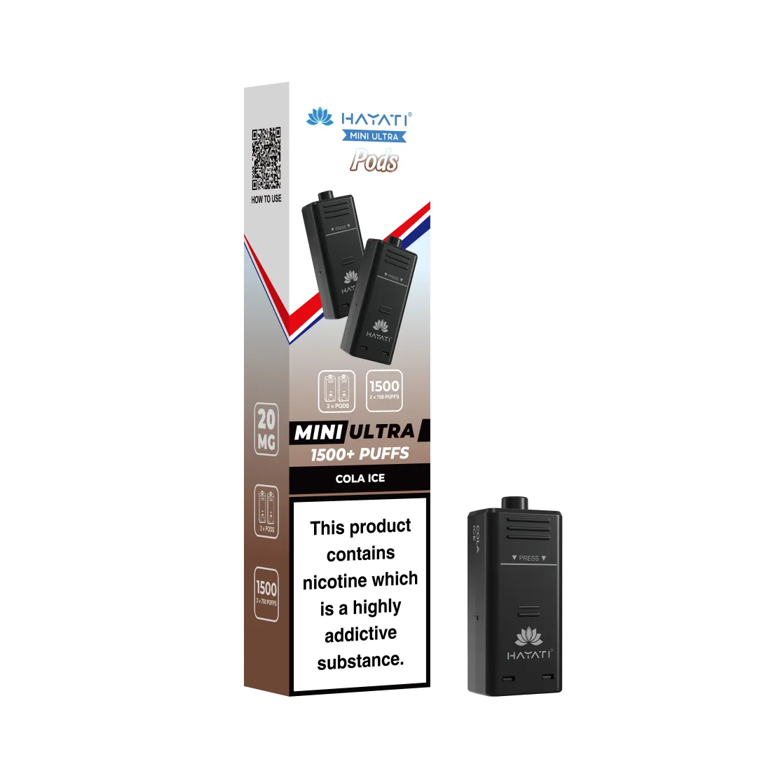 Hayati Mini Ultra 1500 Prefilled Refill Pods (box of 10)