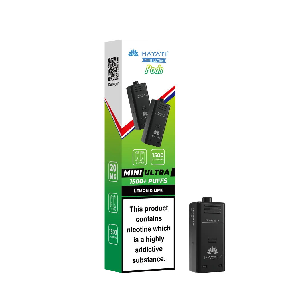 Hayati Mini Ultra 1500 Prefilled Refill Pods (box of 10)
