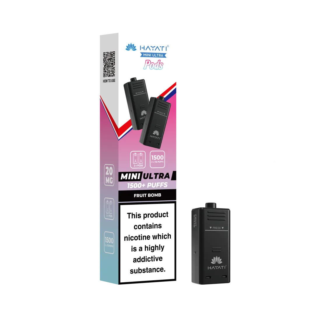 Hayati Mini Ultra 1500 Prefilled Refill Pods (box of 10)