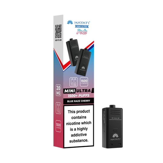 Hayati Mini Ultra 1500 Prefilled Refill Pods (box of 10) vape pod UK - VaperzHub