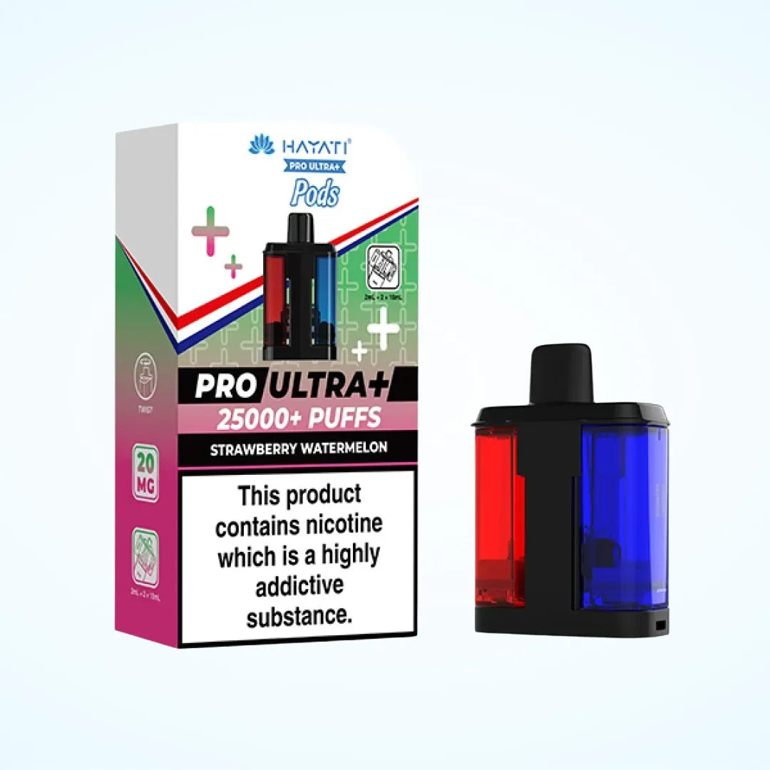 Hayati Pro Ultra Plus 25K Prefilled Pods (Box of 5)