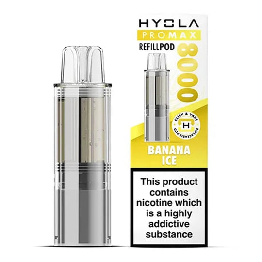 Hyola Pro Max 8000 Prefilled Replacement Pod(Box of 5) TPD compliant vape pod buy online UK VaperzHub 18