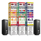IVG 2400 Reload 4in1 Pre-filled Vape Pods (Box of 10) disposable vape UK - VaperzHub