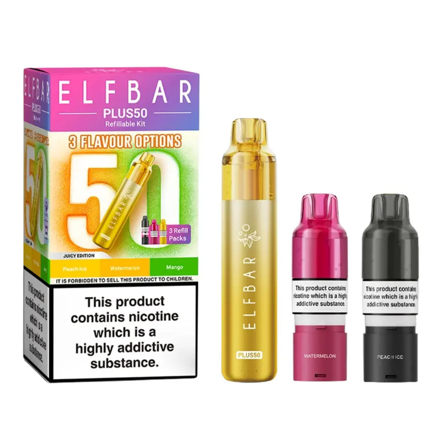 Elf Bar Plus 50 Vape Kit (Box of 5)