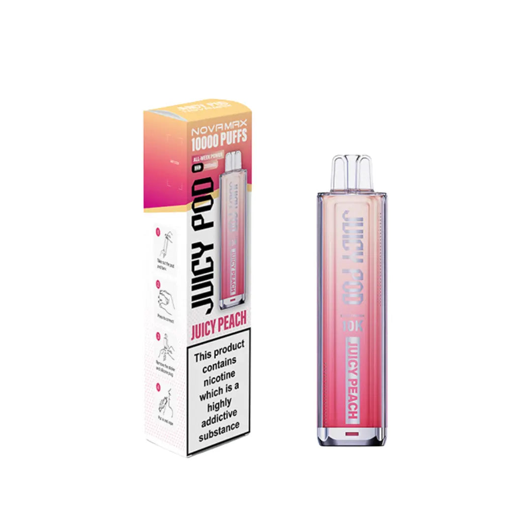 Juicy Pod Novamax 10K Prefilled Pod Vape Kit (Box of 5)