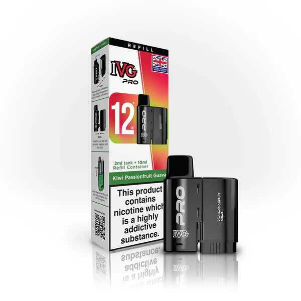 IVG Pro 12 Prefilled Pods, IVG Pro 12 Pods Box of 5, IVG Pro 12 Prefilled Pods Wholesale UK, IVG Pro 12 Flavours, IVG Pro 12 Refill Pods, IVG Pro 12 Compatible Devices, IVG Pro 12 Nicotine Strength