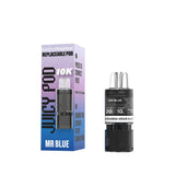 Juicy Pod Novamax 10K Replacement Prefilled Pods (Box of 5) TPD compliant disposable vape buy online UK VaperzHub 1