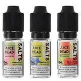 Pack of 10 Juice Head 10ML Nic Salt e-liquid UK - VaperzHub