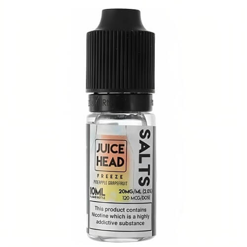 Pack of 10 Juice Head Freeze 10ML Nic Salt