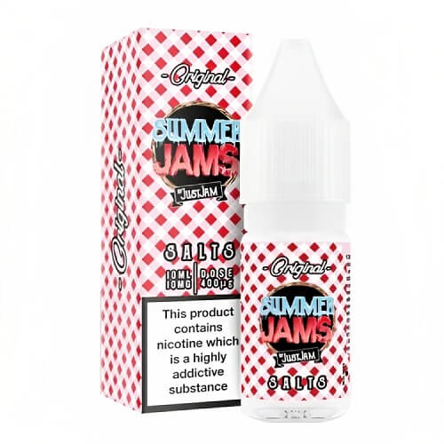 Pack of 10 Just Jam Summer Jams 10ML Nic Salt