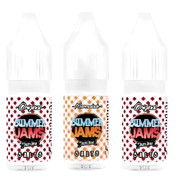 Pack of 10 Just Jam Summer Jams 10ML Nic Salt