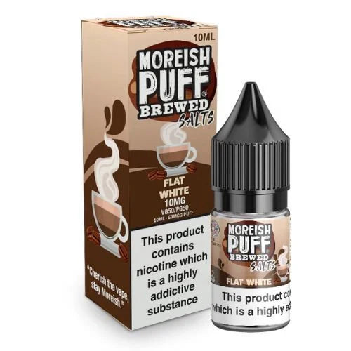 Pack of 10 Moreish Puff Brewed 10ml Nic Salt