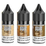 Pack of 10 Moreish Puff Tobacco 10ml Nic Salt e-liquid UK - VaperzHub