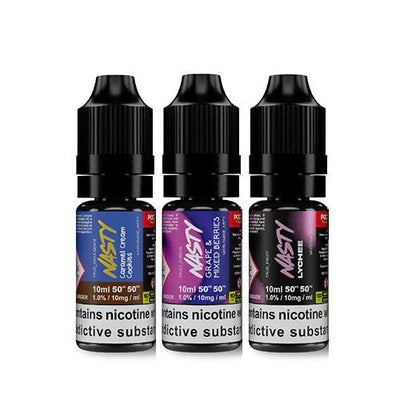 Pack of 10 Nasty Podmate Salts 10ml vape UK - VaperzHub