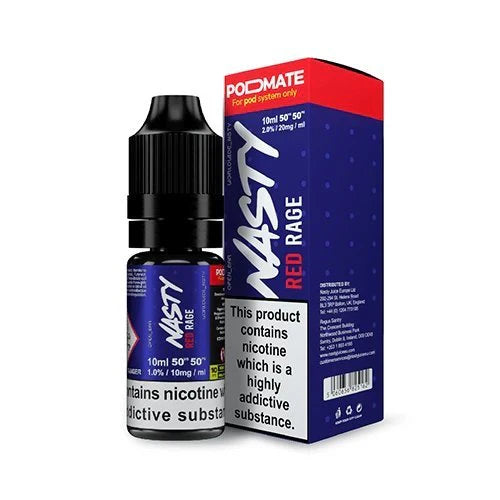 Pack of 10 Nasty Podmate Salts 10ml