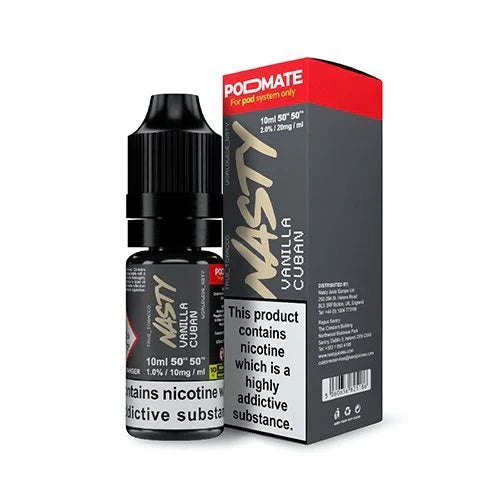 Pack of 10 Nasty Podmate Salts 10ml