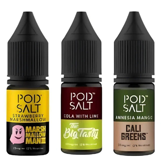 Pod Salt Fusions 10ML Nic Salt box of 5 e-liquid UK - VaperzHub