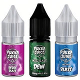 Pack of 10 Pukka Juice 10ML Nic Salt e-liquid UK - VaperzHub