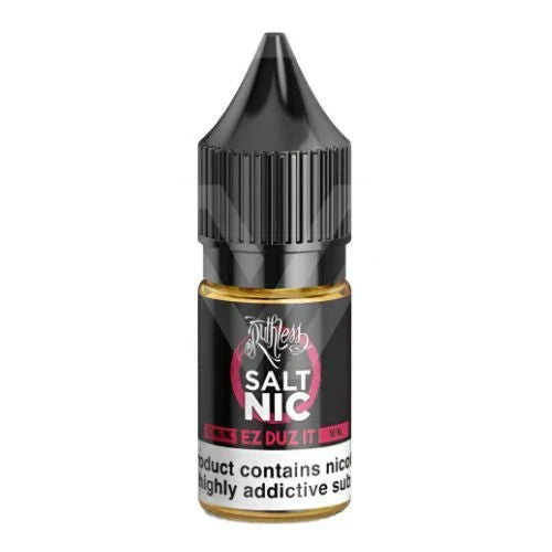 Pack of 10 Ruthless 10ML Nic Salt