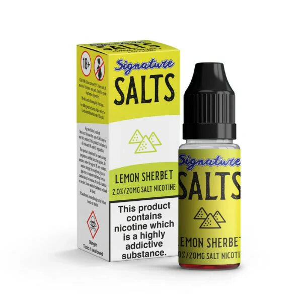 Pack of 10 Signature 10ML Nic Salt
