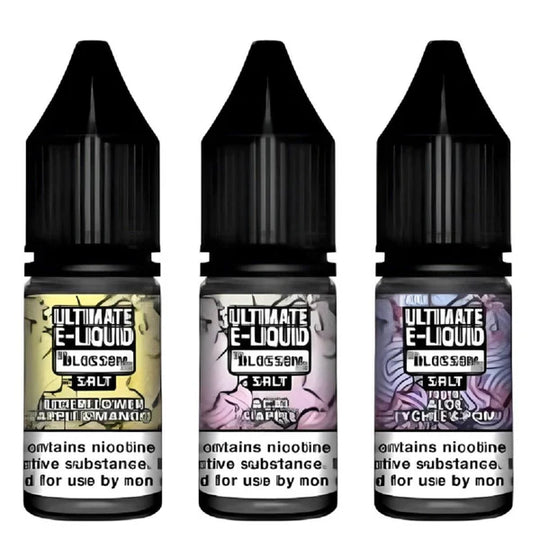 Pack of 10 Ultimate E-Liquid Blossom 10ML Nic Salt e-liquid UK - VaperzHub