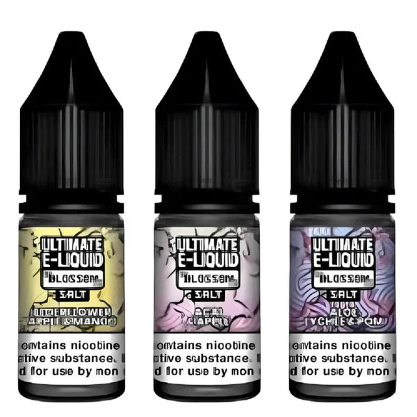 Pack of 10 Ultimate E-Liquid Blossom 10ML Nic Salt e-liquid UK - VaperzHub