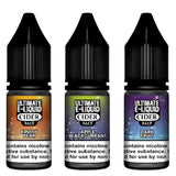 Pack of 10 Ultimate E-Liquid Cider 10ML Nic Salt e-liquid UK - VaperzHub