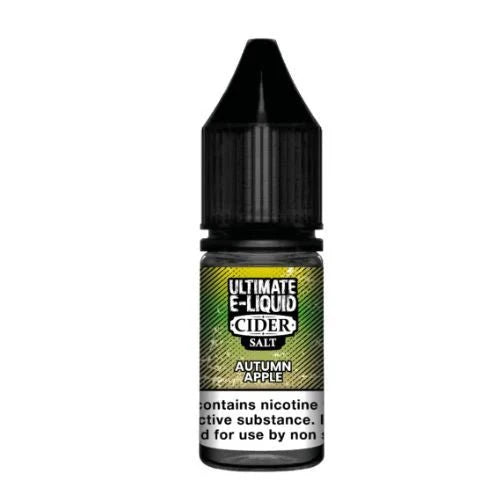 Pack of 10 Ultimate E-Liquid Cider 10ML Nic Salt