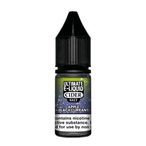 Pack of 10 Ultimate E-Liquid Cider 10ML Nic Salt