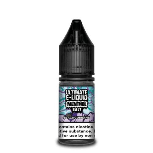 Pack of 10 Ultimate E-Liquid Menthol 10ML Nic Salt