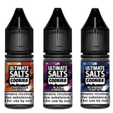 Pack of 10 Ultimate Salts Cookies 10ML Nic Salt e-liquid UK - VaperzHub