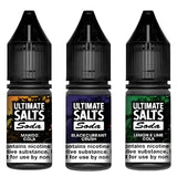 Pack of 10 Ultimate Salts Soda 10ML Nic Salt e-liquid UK - VaperzHub