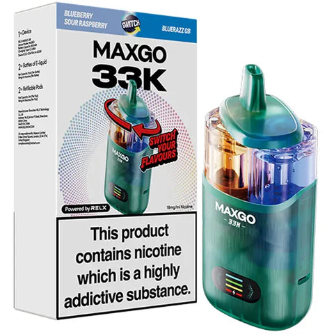 RELX MAXGO Combo 33K Prefilled Vape Kit (Box of 3)