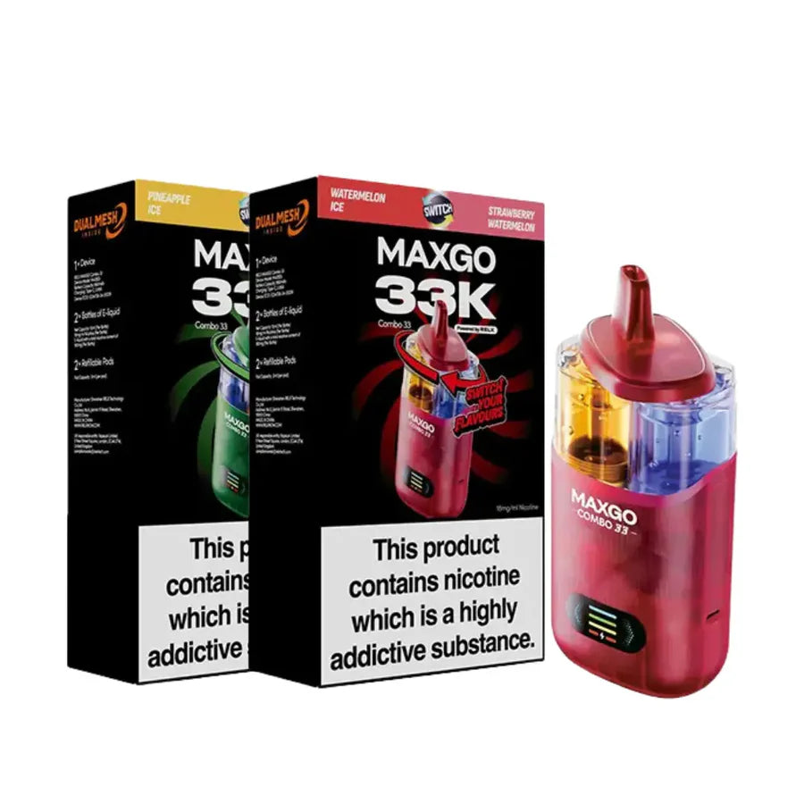 RELX MAXGO Combo 33K Prefilled Vape Kit (Box of 3)