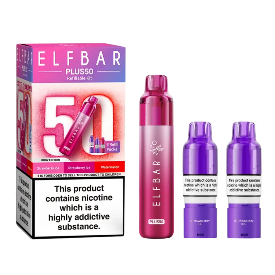 Elf Bar Plus 50 Vape Kit (Box of 5)