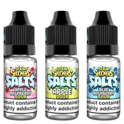Sour Shockers 10ml Nic Salt - Pack of 5 e-liquid UK - VaperzHub